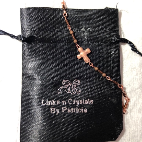 Copper Cross Bracelet - Picture 4 of 4
